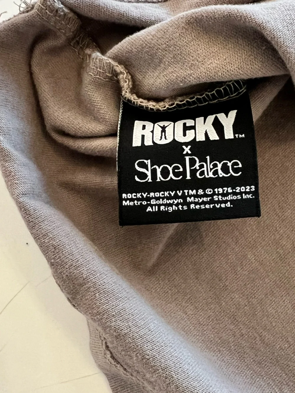 Rocky x Shoe Palace collaboration graphic t-shirt Size L-279